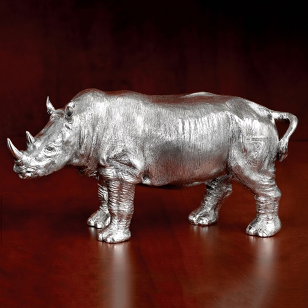 Sterling Silver Rhinoceros